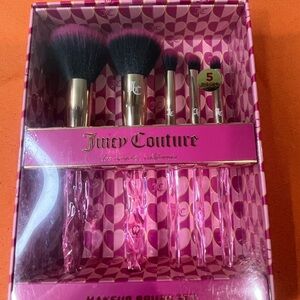 Juicy Couture Vibrant Pink Makeup Brush Collection